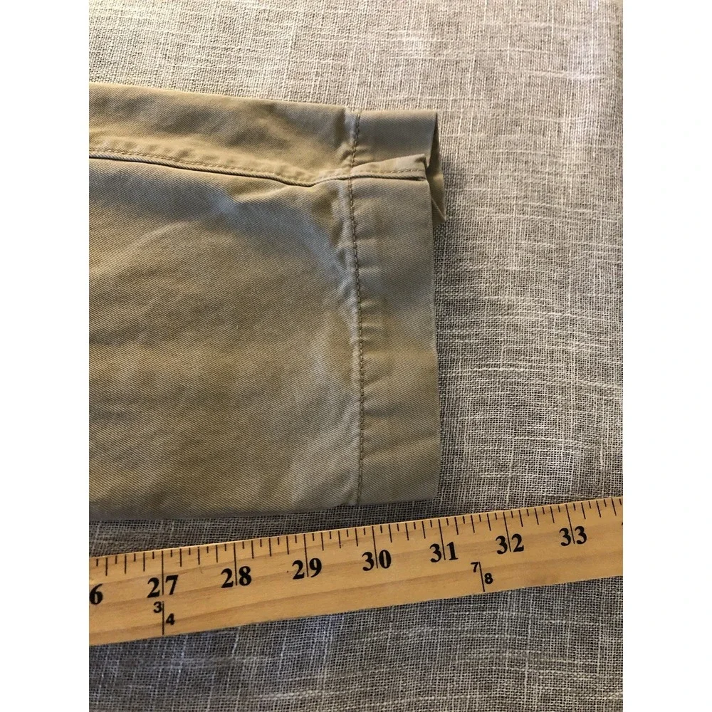 Vintage J. Crew Pants 34x34 Tan Chino Straight Career Casual Preppy Oarsman